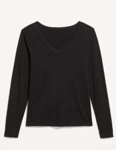 OLD NAVY Women's EveryWear V-Neck Long Sleeve Cotton T-Shirt Size S. ~~NWT~~ - Picture 1 of 4