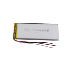 3,7V 3000mAh 11,1Wh Li-Polymer Li Akku 6040100 3-Drähte Thermistor für GPS PSP - Bild 1 von 5