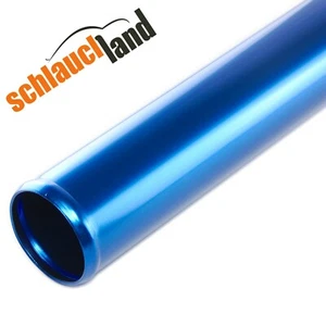 Alu-Rohr 60cm AD 34mm blau*** Alurohr Aluminium Alu Schlauchverbinder Turbo LLK - Bild 1 von 4