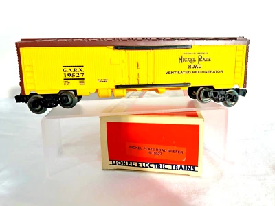 LIONEL6-19527 #1 NICKEL PLATE RD. REEFER-FREIGHT CAR -NMOB - Image 1 of 2