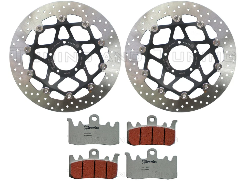 Disques frein avant BREMBO+Plaquettes SC POUR DUCATI PANIGALE 899 2014 14 2015 - Photo 1/1