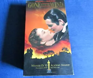 Original Gone with the Wind VHS Movie 2 Tapes - Picture 1 of 4