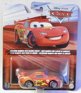 2023 DISNEY PIXAR CARS L CASE LIGHTNING MCQUEEN WITH RACING WHEELS  - Picture 1 of 1