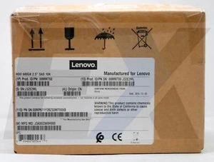 00MM700 - 600GB 10k SAS 2.5" HDD for Lenovo Storage Brand New Genuine - Picture 1 of 1