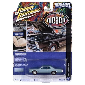 Johnny Lightning - 1965 Pontiac GTO *MCACN*, bluemist state poly - JLSP290B - Bild 1 von 3