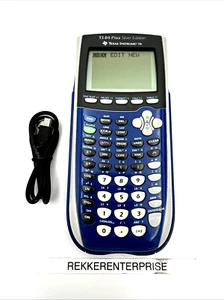 Texas Instruments Ti-84 Plus Silver Edition Graphing Calculator Blue - Picture 1 of 4
