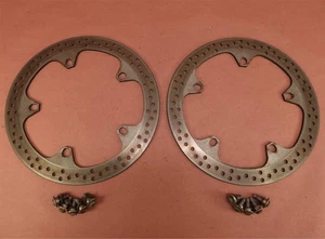 1999 - 2004 BMW K1200LT K1200 LT Front Brake Rotor Discs w/ Bolts - Picture 1 of 12
