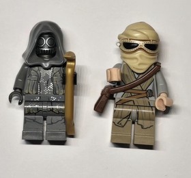 Lego Star Wars Minifigures Lot &times;2 Scavenger Rey & Unkar's Thug 75099 