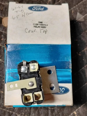 Nuevo de Lote Original Ford Thunderbird C1SF-15672-A Convertible Conjunto Relé Superior 1961-1966 Foto 1 de 2