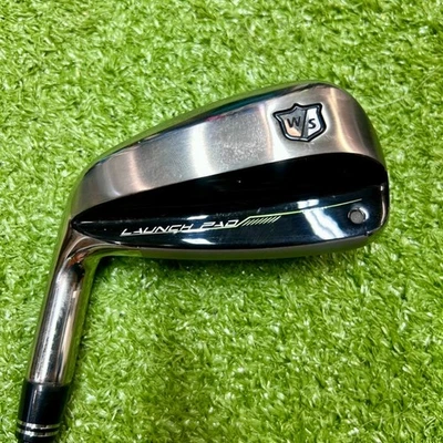 Almohadilla de lanzamiento Wilson 6 híbrida para zurdos Reg Flex Tensei varilla de grafito azul Foto 1 de 4