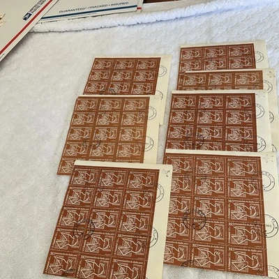 ROMANIA-(-1962-)-SC.C119-PEACEFUL SPACE EXPLORATION 120-Stamps ON BLOCKS-CTO#445 - Image 1 of 4