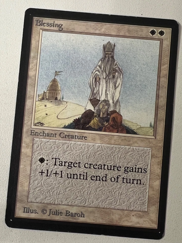 Magic the Gathering MTG Beta Blessing LP  (Beta Bob) - Image 1 of 2
