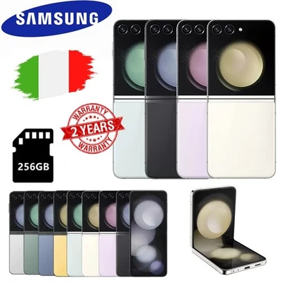 NUOVO Samsung Galaxy Z Flip5 - 256GB Nero Bianco Viola Verde(Sbloccato) - Immagine 1 di 3