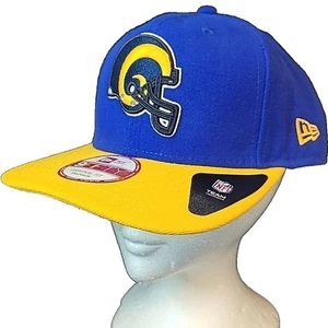 Gorra de los LA Rams Snapback NFL Fútbol Escudo Logo Nuevo con Etiquetas New Era 9Fifty - Imagen 1 de 13