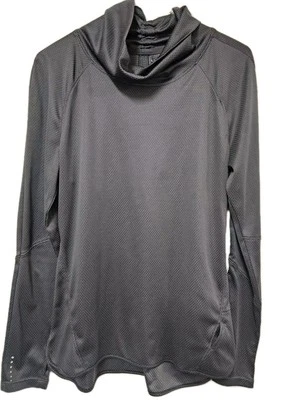 LAYER 8 Performance Women’s Gray Quick Dry Turtleneck Shirt Top Sz Large EUC  - Image 1 of 4