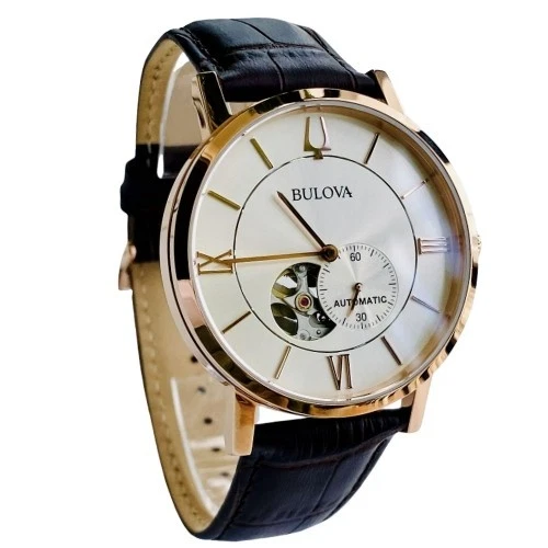 Bulova American Clipper Silver Dial Automatic 97A150 Men's Watch