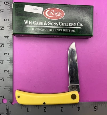 NAVAJA PLEGABLE CASE SOD BUSTER AMARILLA 3137 SS ARTÍCULO Nº 80032 (#102) Foto 1 de 4