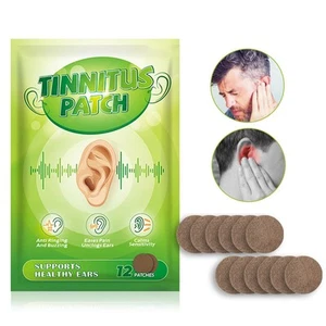 12pcs/bag Tinnitus Patch Ear Hearing Loss Sticker Natural Plant Plaster Improve - Picture 1 of 9
