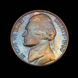 1960-D Jefferson Nickel Gem BU DDO - Picture 1 of 2