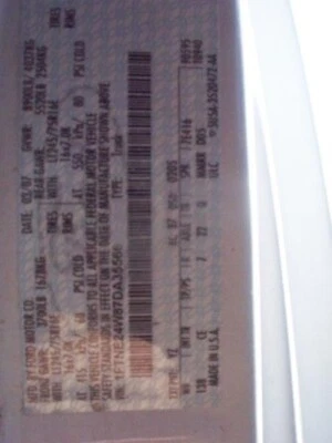 Used Front Right Door Glass Front fits: 2007 Ford E250 VAN Cutaway R. Front Righ - Image 1 of 4