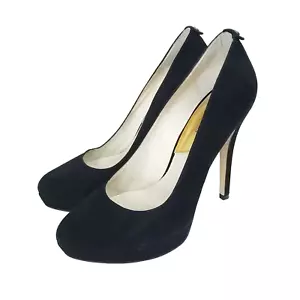 Michael Michael Kors York Wildleder-Pumps Damengröße 9M schwarz Stiletto High Heels - Bild 1 von 12