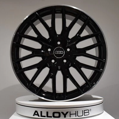 RUEDA DE ALEACIÓN ÚNICA ORIGINAL AUDI Q2 81A 19" PULGADAS RADIOS Y NEGRO/DIAMANTE TORNEADA X1 Foto 1 de 3