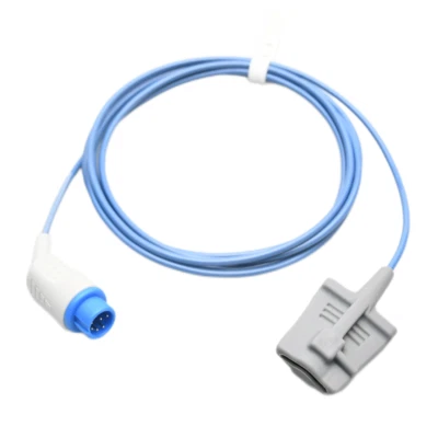 7pin SpO2 Resusable Sensor, Adult Silicone Soft Tip for Mindray/EDAN X12 Monitor