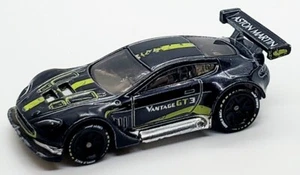 2020 HOT WHEELS ASTON MARTIN VANTAGE GT3 ID SERIES BLACK 1:64 DIECAST 2 3/4" CAR - Picture 1 of 6