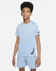 Nike Instacool Big Kids' (Boys') Short Sleeve Top - DA0560-436 Size XS NWT - Picture 1 of 10