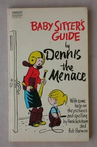 1961 BABYSITTER'S GUIDE BY DENNIS THE MENACE Hank Ketcham Bob Harmon PRBK BOOK - Imagen 1 de 3