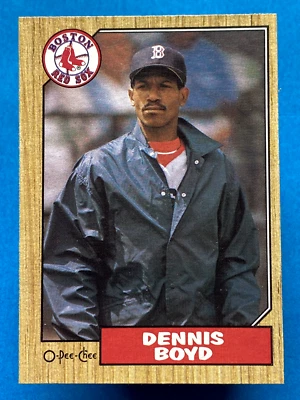 1987 O-Pee-Chee Dennis Boyd #285 - Image 1 of 2