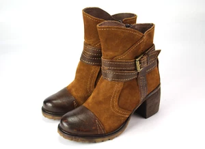 Buffalo Gr.36  Damen Stiefel Stiefeletten Boots Leder Braun  TOP    F 692 - Bild 1 von 5