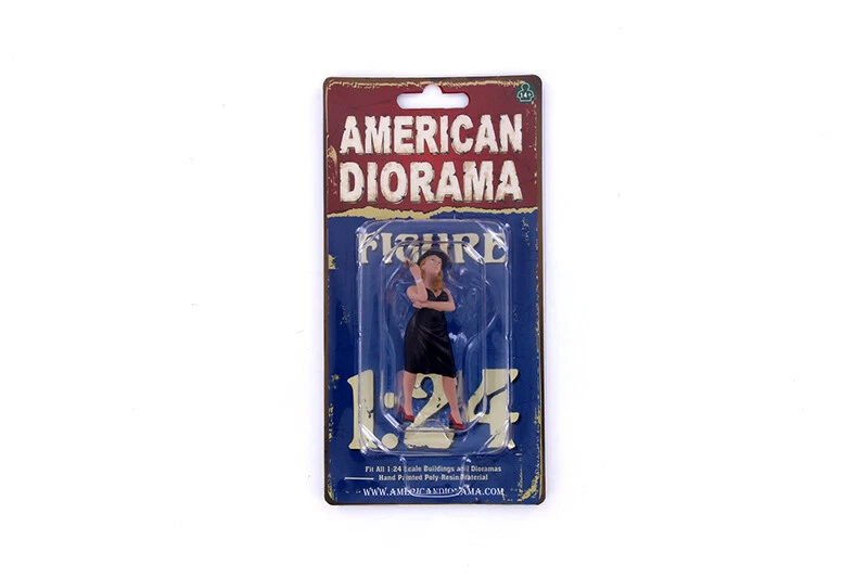 PATRICIA HANGING OUT 2 AMERICAN DIORAMA 1:24 Scale FEMALE GIRL  3" Figure - Image 1 of 1