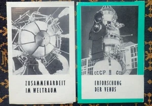 ERFORSCHUNG DER VENUS~ZUSAMMENARBEIT IM WELTRAUM~GAGARINE~GERMAN EDITION~NOVOSTI - Foto 1 di 9
