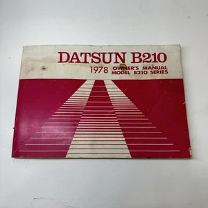 Vintage 1978 Datsun B210 Owners Manual, B210 Series - Picture 1 of 7