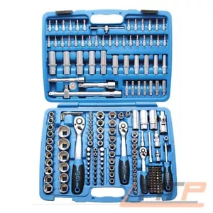 BGS STECKSCHLÜSSELSATZ 192 TLG 1/2" 3/8" 1/4" KNARRENKASTEN WERKZEUGKOFFER - Bild 1 von 1