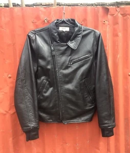 CPT by COCKPIT USA Blouson black biker leather Jacket size M - Picture 1 of 24