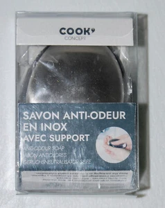 NIB Cook Concept Stainless Steel Anti-Odor Kitchen Soap with Black Base - Picture 1 of 5