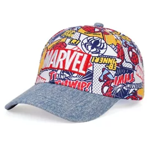 GORRA GORRA DE BÉISBOL BORDADA PARA NIÑOS MARVEL HEROES SPIDERMAN ¡NUEVO!¡! - Imagen 1 de 1