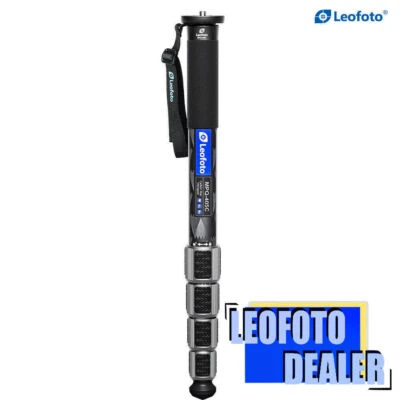 Leofoto MPQ-405C 5-Section CF Monopod Waterproof Leg Locks w Case - Image 1 of 4