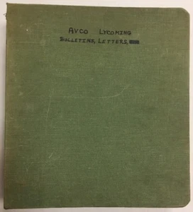 Lycoming Servce Bulletins ,Letters and Instructions 1973 Original - Bild 1 von 12