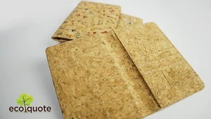 Cork Passport Cover Holder Simple Handmade Materials Eco-Friendly & Sustainable - Picture 1 of 23