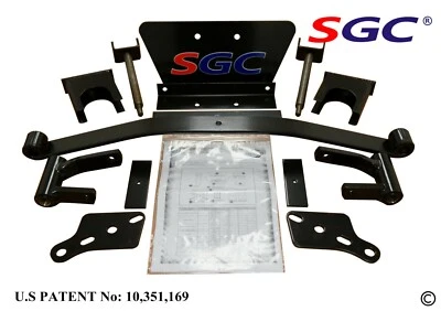 SGC 4" SPINDLE EXTENSION LIFT KIT FOR CLUB CAR GOLF CART PRECEDENT/TEMPO (2004+) - Image 1 of 4