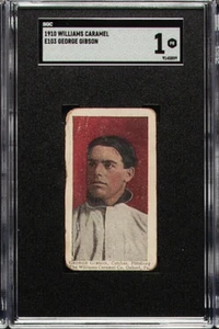 1910 E103 Williams Caramel George Gibson Pittsburgh Pirates SGC 1 - Picture 1 of 2