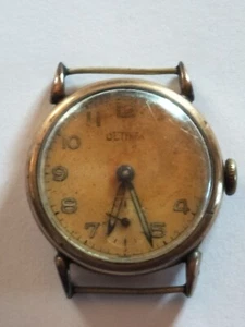Rare Vintage Australian Handley Cased Ulltima Watch, Gold Filled - Not Working - Bild 1 von 4