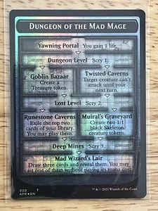 MTG TCG - Dungeon Of The Mad Mage/Goblin 012/020 Foil AFR - NM Free Shipping $5+ - Picture 1 of 2