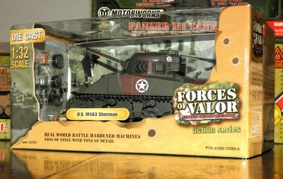 Forces of Valor U.S. M4A3 Sherman Tank 1:32 Scale Diecast WW2 Unimax NEW! - Image 1 of 4