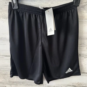 Adidas Boys Soccer Shorts Black Size L NEW - Picture 1 of 4