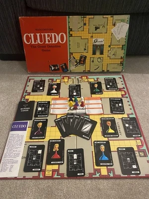 Cluedo Board Game 1975 Waddington's Vintage Retro 100% Complete & Checked - Image 1 of 4