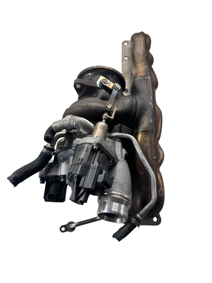 Conjunto de coletor turbocompressor motor BMW X5 F15 N55 2014‐18 original do fabricante 7643115 - Imagem 1 de 4